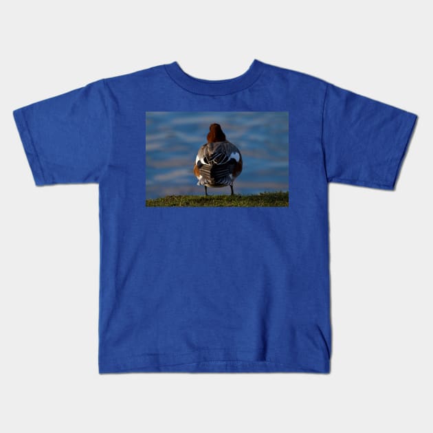 Deep in thought Kids T-Shirt by Violaman